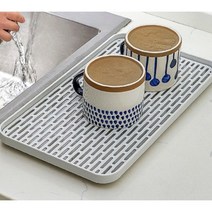 식기물받침 미니식기건조대 트레이 건조패드 설거지건조기 컵건조대 물받이 작은화분받침대