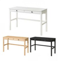 이케아 HEMNES 헴네스 책상+서랍2/사무용책상/테이블, 라이트브라운_303.632.21
