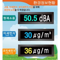 공사현장미세먼지 비산먼지측정기 건설현장미세먼지 고정식소음측정기 전광판소음측정기 R-9번, R-11