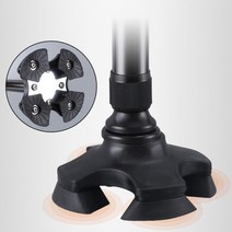 지팡이 교체용 고무발판 4발형 리필용 부모님 선물용 어르신 생신선물 생신 할머니, 1개