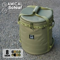 AMICAL Schlaf 아미칼 슈라프 알파카 알라딘 후지카 난로 수납가방, 원사이즈, 폴리에스터 카모2