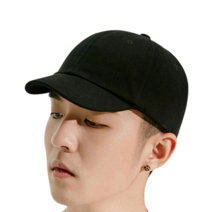 패션 무지 캐주얼모자 짧은창모자