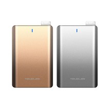 5000mAh 대용량 보조배터리 TEMPLER 삼성화재가입 과전류보호 안전한 카드타입 보조배터리 템플러 삼성화재 대용량 급속 충전기 애플 안드로이드 5000mah 안전, 골드