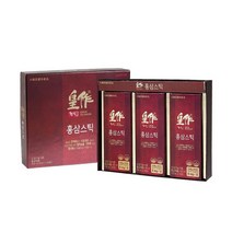 롯데 교회 회사 단체 학교 친구 병문안 황작 홍삼스틱 선물세트 10ml x 30포 (진세노사이드 8mg ) _선물용 봉투 증정 답례 감사 명절 선물세트, 7개