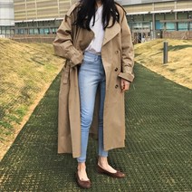SAMARA 트렌치 코트 여자 롱 루즈핏 가을 기본 데일리