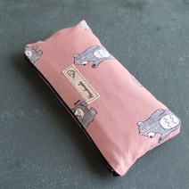[DIY키트 패키지] 필통만들기 동물필통 강아지필통 키트 퀼트필통만들기 천필통만들기, 보헤미안블루