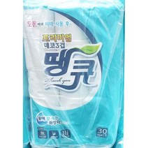 화장지 땡큐 25m 30 3겹데코 엠보싱 x3개 티슈 두루마리 휴지 물에잘녹는 먼지없는 착한 코스트코 친환경, 상세페이지 참조