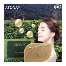 ppp 더마 아토나 마일드 클리어 솝 비누 100g 피부 영양 공급 저자극성 전신용 비누 촉촉하고 매끄럽게, 단일 수량