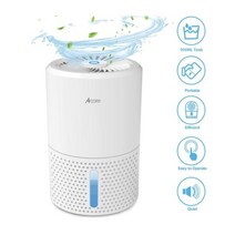 화장실제습기 제습기10리터 옷장제습기 미니acare dehumidifier 습기 흡수기, 하얀, 일본