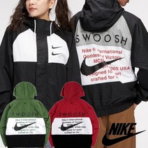 나이키 스포츠웨어 스우쉬 우븐 후디 자켓 CJ4889-010 DJ9647-010 DD1089-010 바람막이