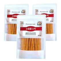 멍도락 국내수제간식 소힘줄스틱 소힘줄 100% 치아치석관리 스트레스해소 도움 강아지껌, 소고기, 3개