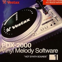 Vestax 싱글 노트수록 레코드 Vinyl Melody Software Hot Synth Sounds 1