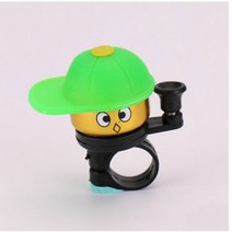 사이클링 벨 미니 벨 자전거 시끄러운 링 알람 핸들 바 벨 캡 혼 어린이용 귀여운 링 알람 어린이 선물, 2.green