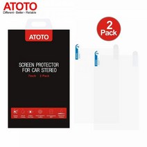 ATOTO-차량용 스테레오 인대시 보호 필름 2 개 7 인치 8 10 인치 자동 라디오 터치 스크린 반투명 필, 10 inch