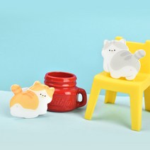 나인어클락 핸드 그립 아크릴 에폭시 고양이 스마트톡 냥이 젤리톡 핸드폰 거치대, 삼색냥, 1개