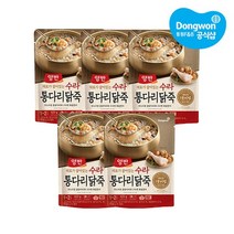 [KT알파쇼핑][동원] 양반 수라 통다리닭죽 420g x5개