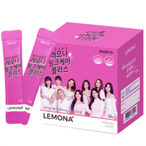 경남제약 레모나 핑크 케어 플러스 피부 비타민 2g x 60포 피부보습 히알루론산 비타민c, 5박스