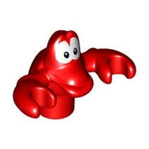 LEGO 레고 디즈니 Princess: The Little Mermaid Minifigure - Sebastian Crab Animal (41063)
