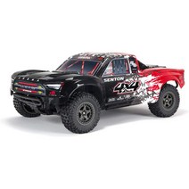 ARRMA 1/10 SENTON 4X4 V3 3S BLX 브러시리세스 쇼트 코스 트럭 RTR(송신기 및 수신기 포함 배터리 충전기 필요) 레드 ARA4303V3T2