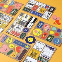 리무버블버블 포인트 라벨 스티커, 후르츠(FRUIT)