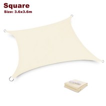 정원 캐노피 풀 파티오 비치 캠핑 천막 pegola 야외 양산 세일에 대한 방수 태양 그늘 항해 태양 대피소 차양, 360x360cm