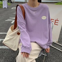 주디앤 여성 플루비어스 오버핏 긴팔 맨투맨