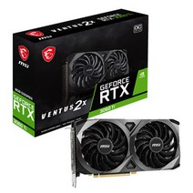 GeForce RTX 3060 Ti VENTUS 2X 8GD6X OC, 단일