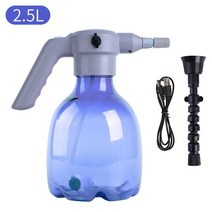수동식농약분무기 유제살포기 압축 농업용 2.5L/2L 전기 스프레이 병 자동 급수 USB 충전 정원 분무기 도구, 08 2.5L Blue  nozzle