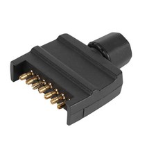 트레일러 호주 표준 커넥터 플랫 플러그 수 2.95*2.44*0.75 7 핀 75*62*19mm 어댑터 블랙 보트 퀵 핏 플, 한개옵션0