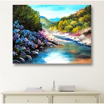 수재샵 보석십자수 맑은계곡 (라운드 3D 가로 55cm X 세로 40cm)