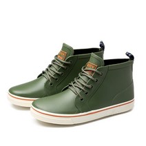 커플 레인 부츠 앵클 부츠 남성 고무 플랫폼 레인 슈즈 2021 패션 시티 방수 미끄럼 방지 레인 슈즈 여성 비 신발