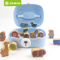[숲소리] 장난감자동차-기차 놀이세트 원목 장난감 아기 교구 선물 12개월이상