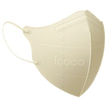 아이코코 쿨 마스크 소형L 25매, 25개입, 1개, 크림베이지
