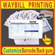 맞춤형 다중 택배 Dhl Ups 항공 운송장 청구서 인쇄 서비스 특급 회사 물류 위탁품 노트