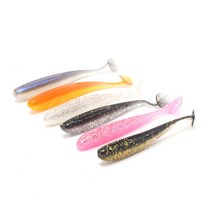 바다 민물 루어 배스 스트레이트웜 소프트베이트 요시가와 타이니 플루크, 60mm, 224