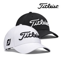 [타이틀리스트]투어 퍼포먼스 골프모자 TH22ATPA, 01(블랙+화이트)