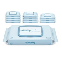 베베숲 센시티브 슬림팩 유아물티슈 캡형, 1개, 12팩