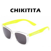 치키티타 선글라스 CS6001 05 네온옐로우 스포츠 투명테