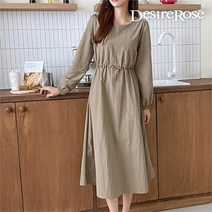 디자이어로즈 디자이어로즈 여성 스트링 라운드 플레어 원피스 3color (7596026)