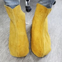 소가죽 용접 각반 발토시 발 신발 보호 용접토시 덮개, 소가죽용접발토시 2P