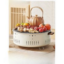바비큐 난로 마트 휴게소 포테이토 핫바 소떡 소형, (아이보리 화이트) (암호화 그릴)