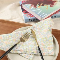[제로웨이스트] 뻬르끌로 빈티지플라워 4겹소창행주