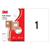 3M 라벨지 분류표기용 1칸 21301-100 100매