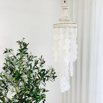 허그홈 샹들리에 자개모빌 소형 대형 2종