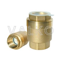 우성밸브 나사식 판체크밸브 황동10K UCV-E 50A(EPDM), 단품