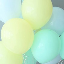 (주)파티해 천장장식 마카롱풍선(헬륨효과)세트-레몬캔디
