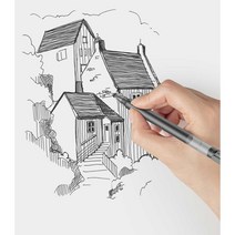 알뜰형 10자루 샤오미펜 젤펜 볼펜 검정펜 빨간펜, 검정색
