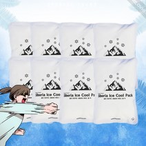 터트리는 아이스팩 10개 쿨팩 순간 냉각팩 쿨펀치, 1개, 라운드쿨팩전용스카프