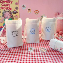 텀블러가방 에코백 미니캔버스백 물병보관백, 양