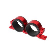 듀얼 트윈 연료 펌프 마운트 브래킷 60MM 및 연료 필터 클램프 50mm 크래들 자동차 수정 블랙 레드 블루, 02 BLUE